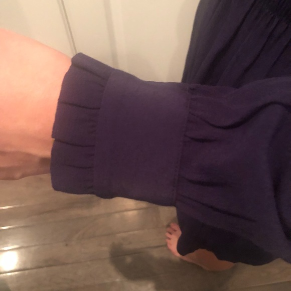 & Other Stories smocked navy mini dress sz XS - Picture 5 of 5